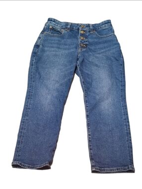 Curvy Essential Straight Jeans Size 27P
